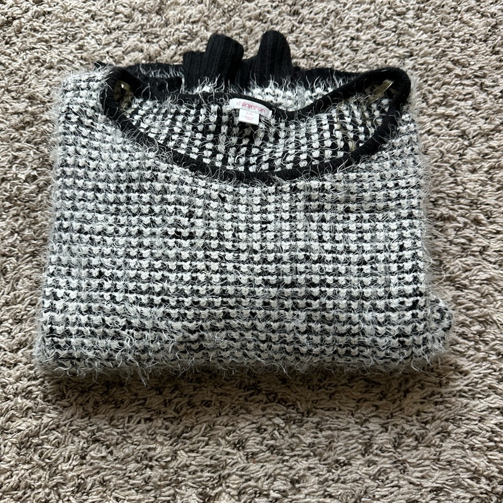Cute fuzzy sweater